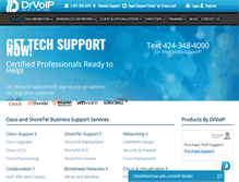 Tablet Screenshot of drvoip.com